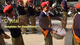  Presentation with social work - Audience pleasing PPT layouts consisting of banbasa-india-january-9-social backdrop and a tawny brown colored foreground