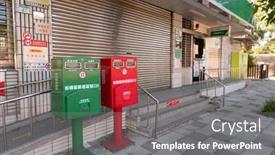  Presentation with green city - 