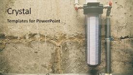  Presentation with band - Colorful theme enhanced with band new water filter backdrop and a soft green colored foreground