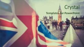  Presentation with brexit - PPT layouts enhanced with bandeira da uniao europeia - brexit concept - double exposure background and a  colored foreground
