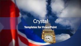  Presentation with brexit - Amazing theme having bandeira da uniao europeia - brexit concept - double exposure backdrop and a  colored foreground