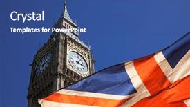  Presentation with brexit - Beautiful slides featuring bandeira da uniao europeia - brexit concept - double exposure backdrop and a ocean colored foreground