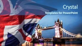  Presentation with brexit - Slide deck featuring bandeira da uniao europeia - brexit concept - double exposure background and a  colored foreground