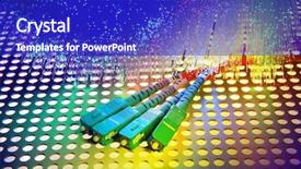  Presentation with fiber optics - Audience pleasing presentation theme consisting of bandwidth - fiber optics close-up modern computer backdrop and a royal blue colored foreground