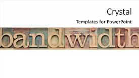  Presentation with internet - Audience pleasing slide deck consisting of bandwidth - internet concept - isolated text backdrop and a white colored foreground