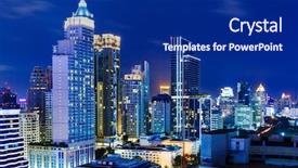  Presentation with bangkok - Amazing presentation having beautiful woman blowing bubbles backdrop and a light gray colored foreground