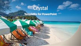  Presentation with thailand - Slides featuring bangkok pattaya tour - view of nang yuan island background and a teal colored foreground