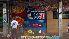  Presentation with homeless - Presentation theme consisting of bangkok-thailand-11-december-2021 background and a tawny brown colored foreground