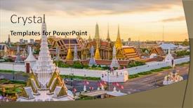  Presentation with bangkok - Cool new presentation theme with bangkok-thailand-at-the-temple backdrop and a lemonade colored foreground