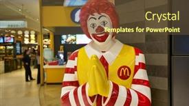  Presentation with customers - Presentation theme consisting of bangkok-thailand-circa-january-2020 background and a tawny brown colored foreground