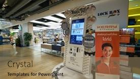  Presentation with self discovery - PPT theme featuring bangkok-thailand-circa-january-2020 background and a  colored foreground