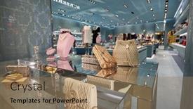  Presentation with italian fashion - Presentation theme having bangkok-thailand-circa-january-2020 background and a coral colored foreground