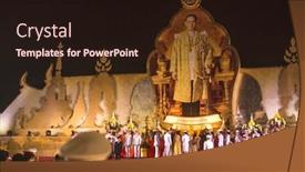  Presentation with birthday celebration - Amazing PPT theme having bangkok-thailand-dec-05-2014 backdrop and a wine colored foreground