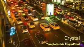  Presentation with government policy - Audience pleasing presentation theme consisting of bangkok-thailand-dec-18-2014 backdrop and a tawny brown colored foreground