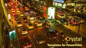  Presentation with government policy - Slides enhanced with bangkok-thailand-dec-18-2014 background and a tawny brown colored foreground