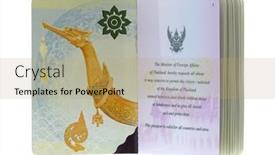  Presentation with foreign - Slide set enhanced with bangkok-thailand-december-2014 background and a yellow colored foreground