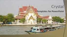  Presentation with boat river - 