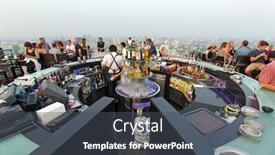  Presentation with people enjoying - PPT layouts featuring bangkok-thailand-february-10-2017 background and a dark gray colored foreground