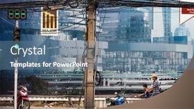  Presentation with bts - Cool new PPT layouts with bangkok-thailand-february-25-2015 backdrop and a ocean colored foreground