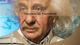  Presentation with einstein - Presentation theme enhanced with bangkok-thailand-january-08-2019 background and a coral colored foreground