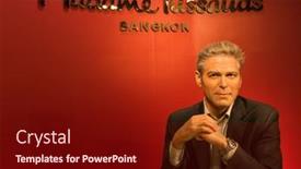  Presentation with wax - PPT layouts consisting of bangkok-thailand-january-08-2019 background and a tawny brown colored foreground