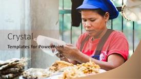  Presentation with thailand food - Beautiful slides featuring bangkok-thailand-january-24-unknown backdrop and a coral colored foreground