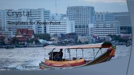  Presentation with boat river - 