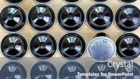  Presentation with capsules - Theme having bangkok-thailand-june-27-black background and a  colored foreground