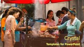  Presentation with food city - 