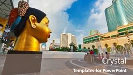  Presentation with 80th birthday - Audience pleasing PPT theme consisting of bangkok-thailand-november-25-2009 backdrop and a  colored foreground