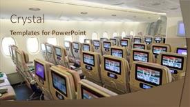  Presentation with passenger movements - Colorful slide set enhanced with bangkok-thailand-september-09-2015 backdrop and a soft green colored foreground