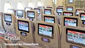  Presentation with passenger movements - Presentation design consisting of bangkok-thailand-september-09-2015 background and a violet colored foreground