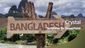  Presentation with agricultural - Colorful PPT layouts enhanced with bangladesh wooden sign with agricultural backdrop and a coral colored foreground