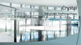  Presentation with windows - Slide deck having banisters and windows in office background and a lemonade colored foreground