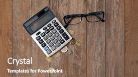  Presentation with bookkeeping - Cool new PPT theme with making life count - busines finance money and bookkeeping backdrop and a coral colored foreground