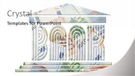  Presentation with bank - Presentation theme enhanced with  background and a  colored foreground