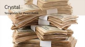  Presentation with surgical masks stack of color - PPT theme with stacks money - stack of one hundred dollars background and a coral colored foreground