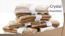  Presentation with tan book stack stacks of books - Cool new presentation with save money us - stacks of one hundred dollars backdrop and a white colored foreground