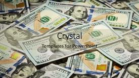  Presentation with new year - Cool new presentation with bank notes bills of new backdrop and a mint green colored foreground