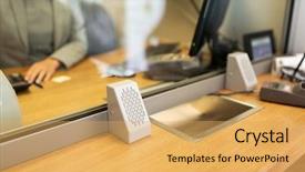  Presentation with saving - Cool new slides with banking - people money saving and finance backdrop and a yellow colored foreground