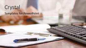  Presentation with employees working together - Amazing slide deck having banking law - colleagues working together in office backdrop and a lemonade colored foreground