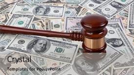  Presentation with legal - Amazing presentation theme having banking legal - many dollars of money backdrop and a light gray colored foreground