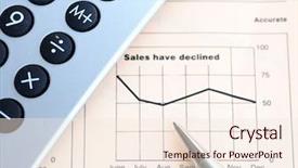  Presentation with performance - Presentation having banking sector - sales performance background and a lemonade colored foreground