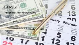  Presentation with safety data sheets - Cool new PPT layouts with banknotes of dollars on calendar backdrop and a lemonade colored foreground