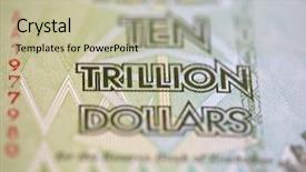  Presentation with banknotes - Beautiful PPT layouts featuring banknotes of zimbabwe after hyperinflation backdrop and a mint green colored foreground