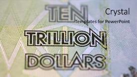  Presentation with banknotes - PPT layouts having banknotes of zimbabwe after hyperinflation background and a  colored foreground