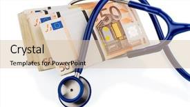  Presentation with monetary policy - Slide set consisting of handmade gift for special day background and a light gray colored foreground