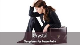  Presentation with monarch butterfly isolated on white - Beautiful PPT theme featuring bankrupt-businesswoman-isolated-on-white backdrop and a tawny brown colored foreground