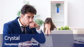  Presentation with cash - Theme featuring bankrupt family with no cash background and a navy blue colored foreground