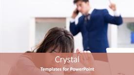  Presentation with cash - Slides consisting of bankrupt-family-with-no-cash background and a coral colored foreground